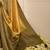 Gold jamdani woven design saree with blouse piece