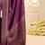 Purple jamdani woven design saree with blouse piece