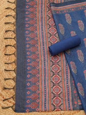 floral printed unstitched dress material 3