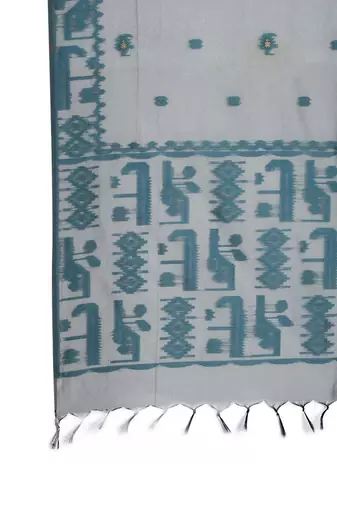 floral woven design unstitched dress material
