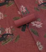 printed linen unstitched dress material