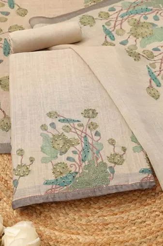printed unstitched dress material