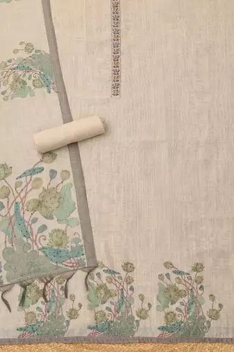 printed unstitched dress material