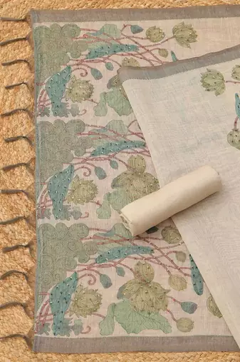 printed unstitched dress material
