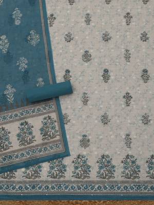 printed linen unstitched dress material 4