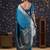 Blue woven design ethnic motifs heavy work banarasi saree