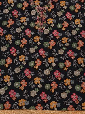 printed viscose rayon unstitched dress material 4