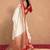Off white ethnic motifs zari patola silk saree