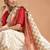 Off white ethnic motifs zari patola silk saree