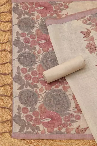 printed unstitched dress material