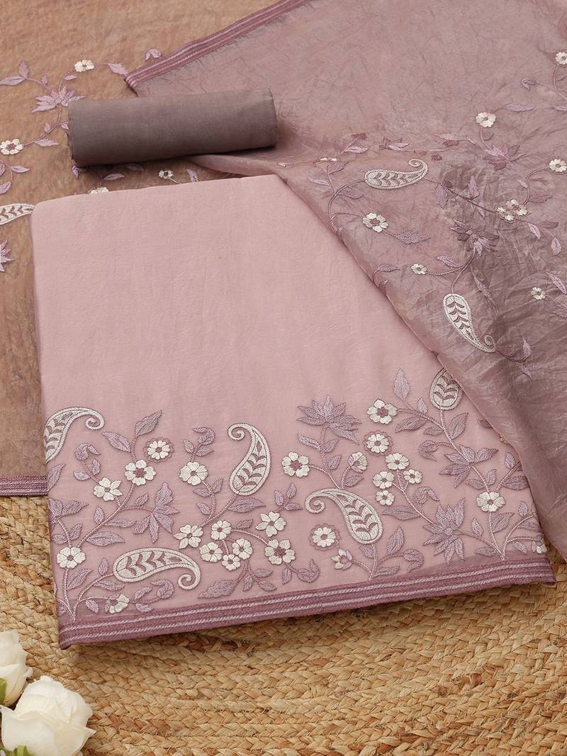 printed unstitched dress material