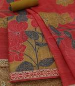 printed unstitched dress material