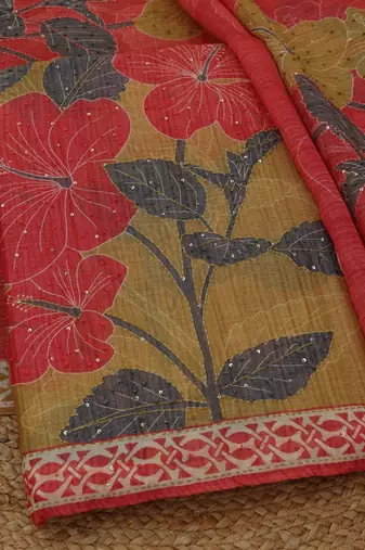 printed unstitched dress material