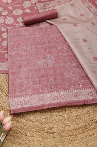 printed unstitched dress material