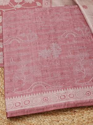 printed unstitched dress material 2