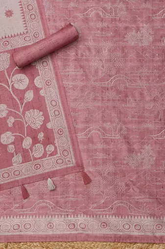 printed unstitched dress material