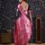 Black women woven design baluchari sarees