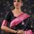Black women woven design baluchari sarees