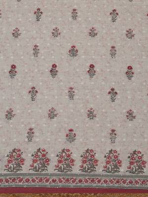 printed linen unstitched dress material 5