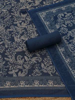 printed linen unstitched dress material 4
