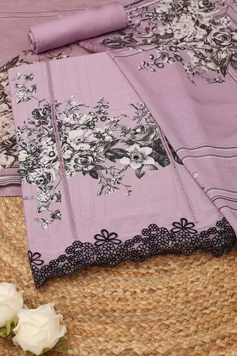 printed unstitched dress material