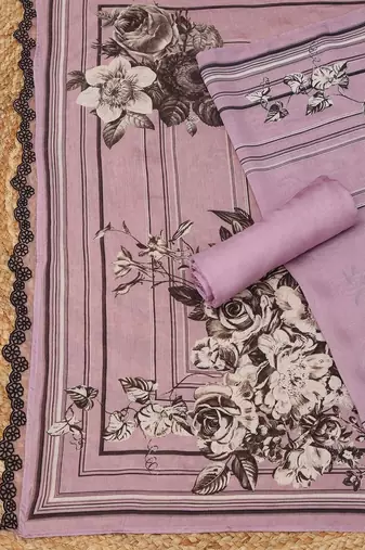 printed unstitched dress material