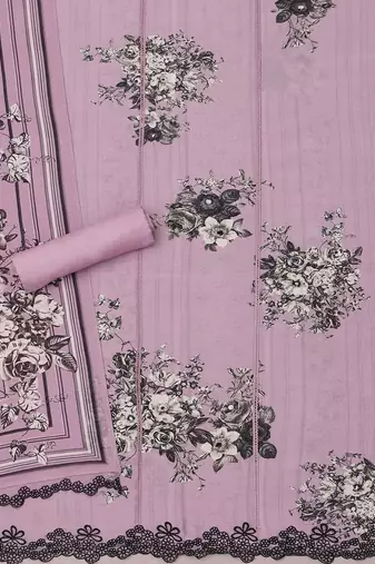 printed unstitched dress material