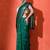 Green woven design katan sarees with blouse piece