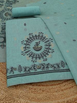 printed unstitched dress material 1