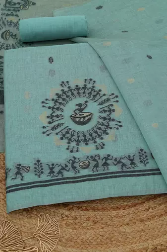 printed unstitched dress material
