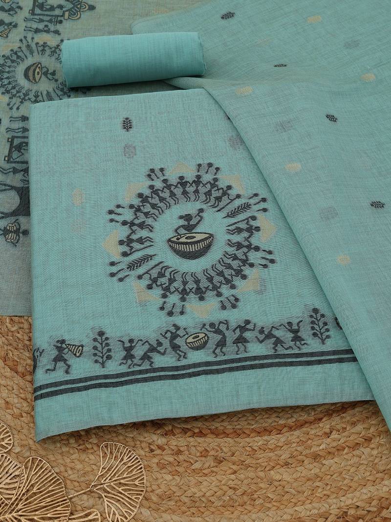 printed unstitched dress material