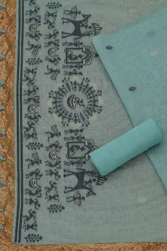 printed unstitched dress material