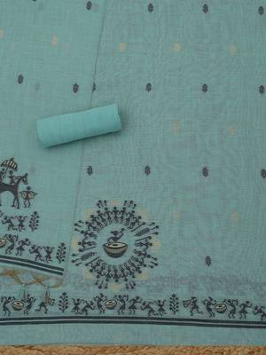 printed unstitched dress material 4