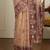 Beige ethnic motif woven design zari chanderi saree