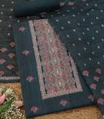 printed floral printed unstitched dress material