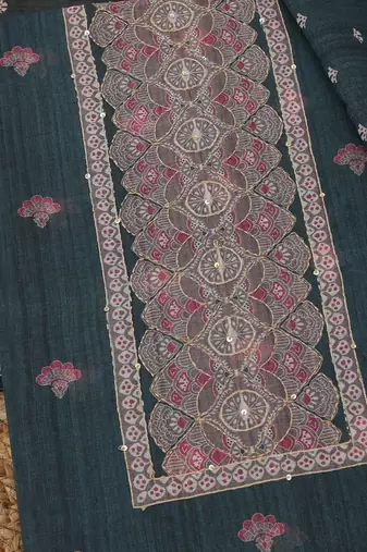 printed floral printed unstitched dress material