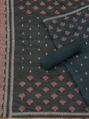 printed floral printed unstitched dress material 3