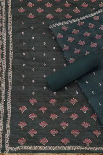printed floral printed unstitched dress material