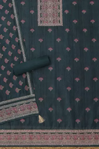 printed floral printed unstitched dress material