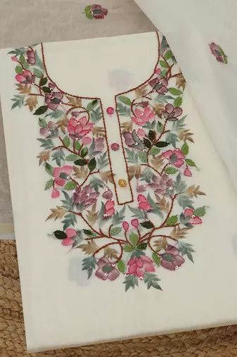 printed unstitched dress material