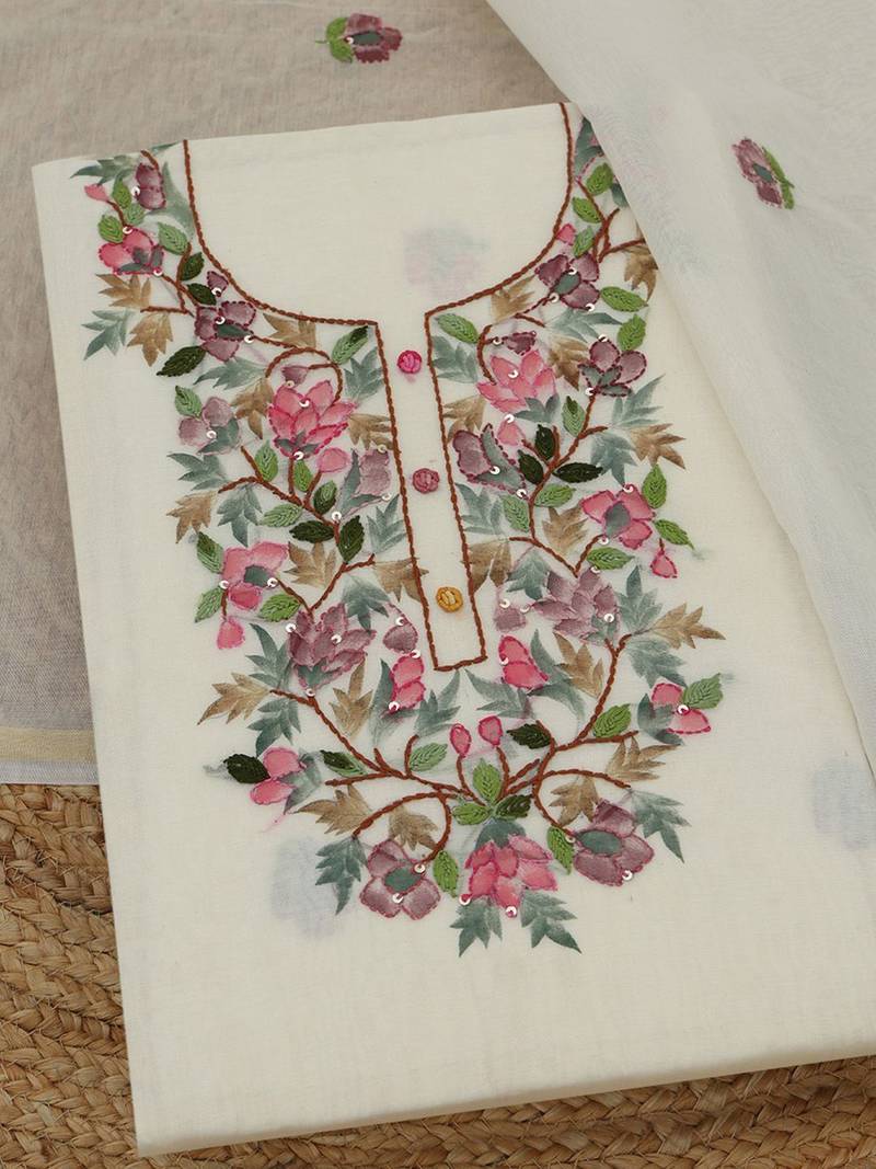 printed unstitched dress material