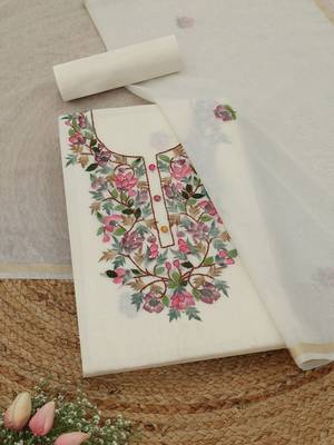 printed unstitched dress material 3