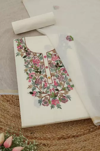 printed unstitched dress material