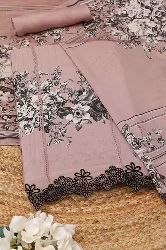 printed unstitched dress material