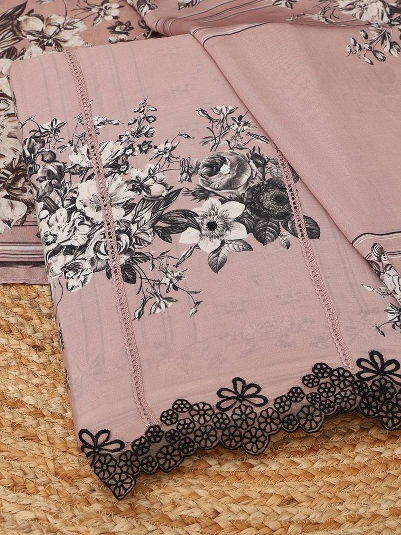 printed unstitched dress material