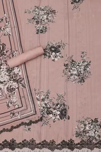 printed unstitched dress material
