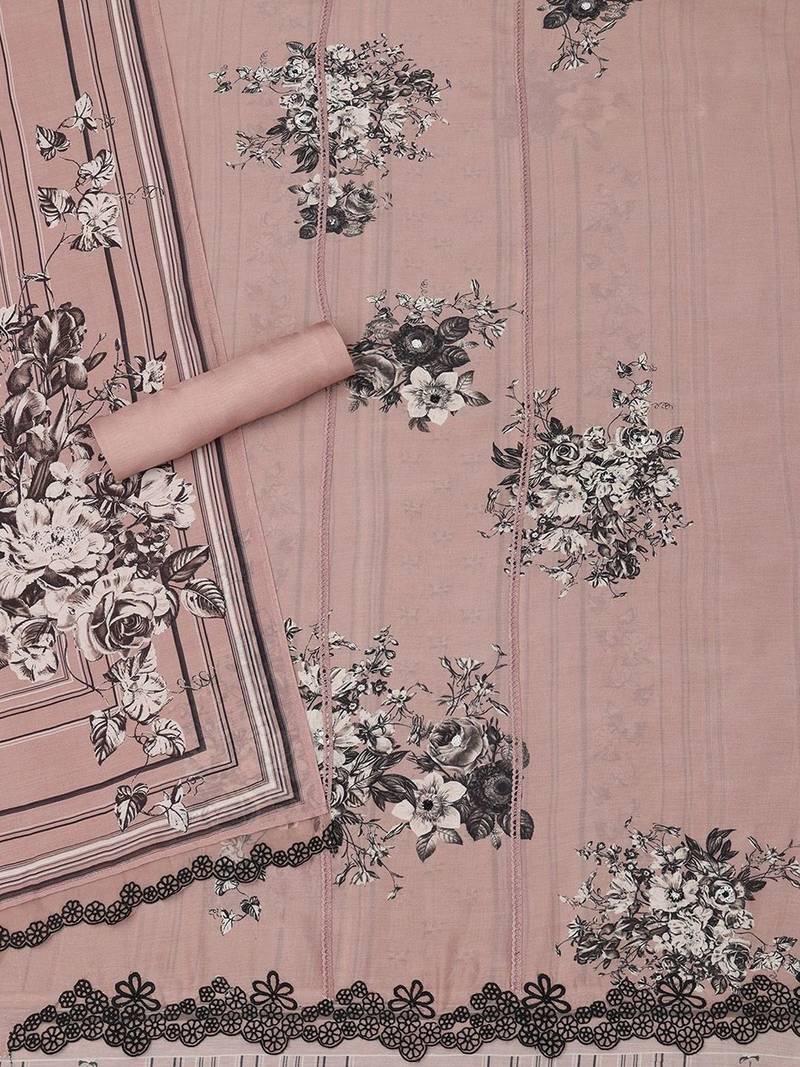 printed unstitched dress material