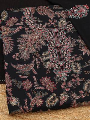 printed unstitched dress material 1