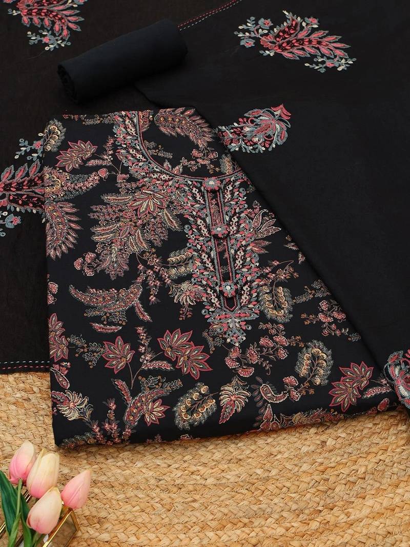 printed unstitched dress material