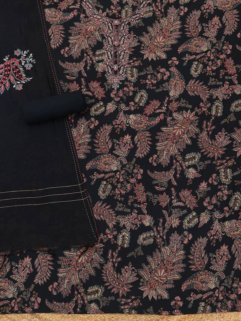 printed unstitched dress material
